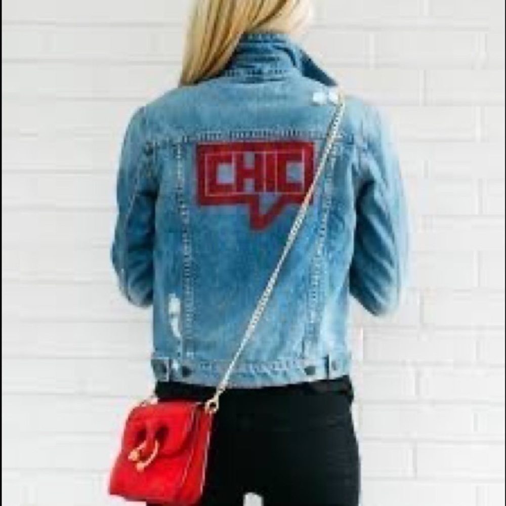 RARE Veronica Beard Cara Chic Jean Jacket - Picture 3 of 9